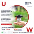 UOWMKDU: Hardship COVID-19 Waiver & Inaugural Bursary (Jun 2020 Intake)